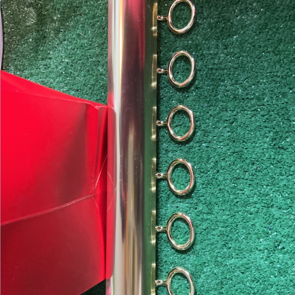 Elegant Gold Scarf Rod